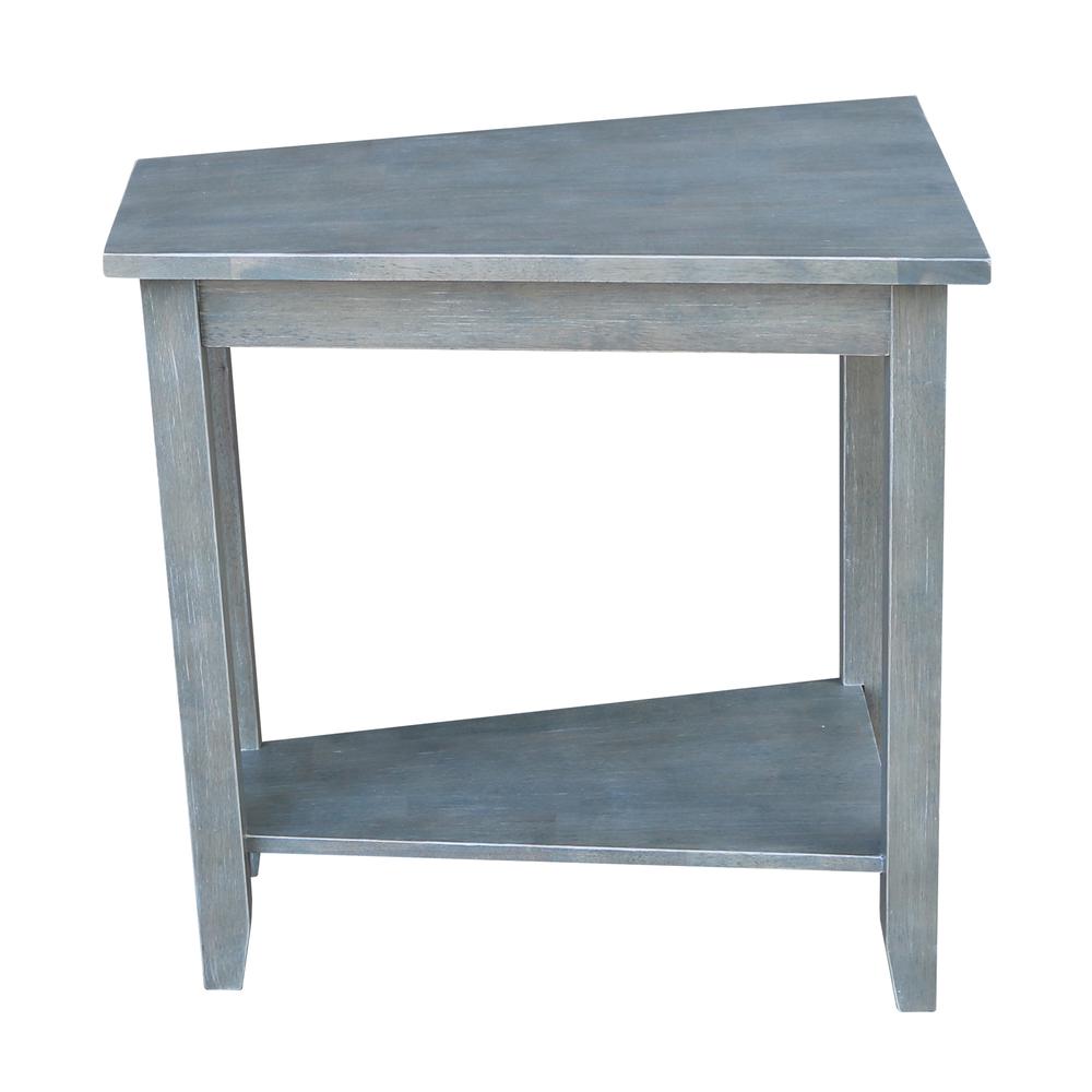 Keystone Accent Table, Heather grey-antique washed. Picture 5