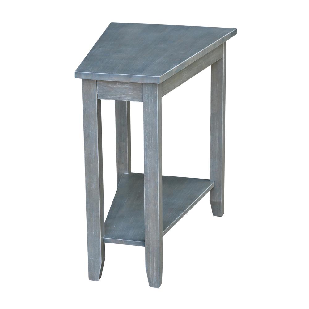 Keystone Accent Table, Heather grey-antique washed. Picture 2