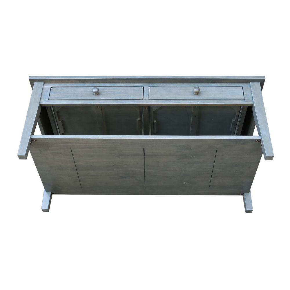 Spencer Coffee Table in Antique washed heather gray. Picture 10