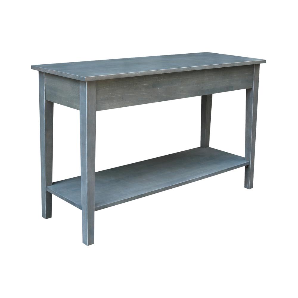 Spencer Console-Server Table in Antique washed heather gray. Picture 5