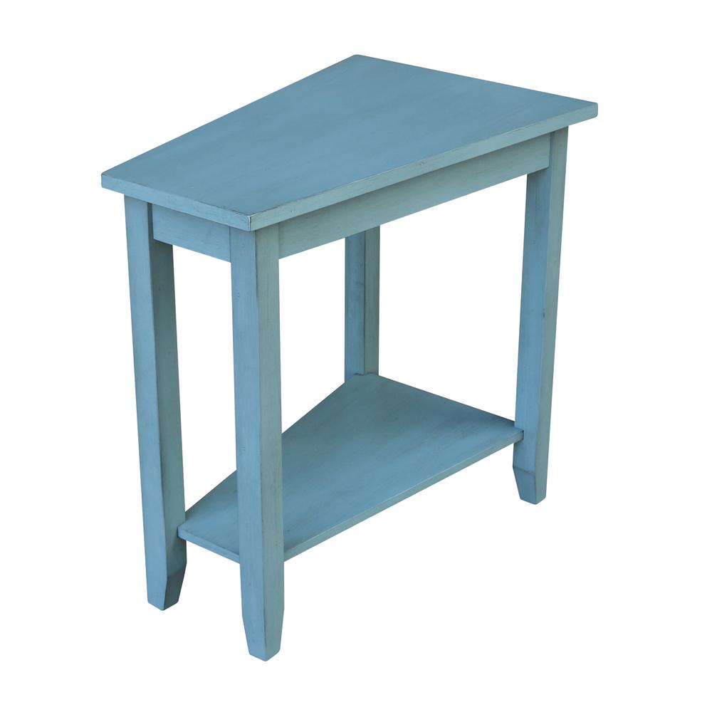 Keystone Accent Table, Ocean blue - antique rubbed. Picture 8