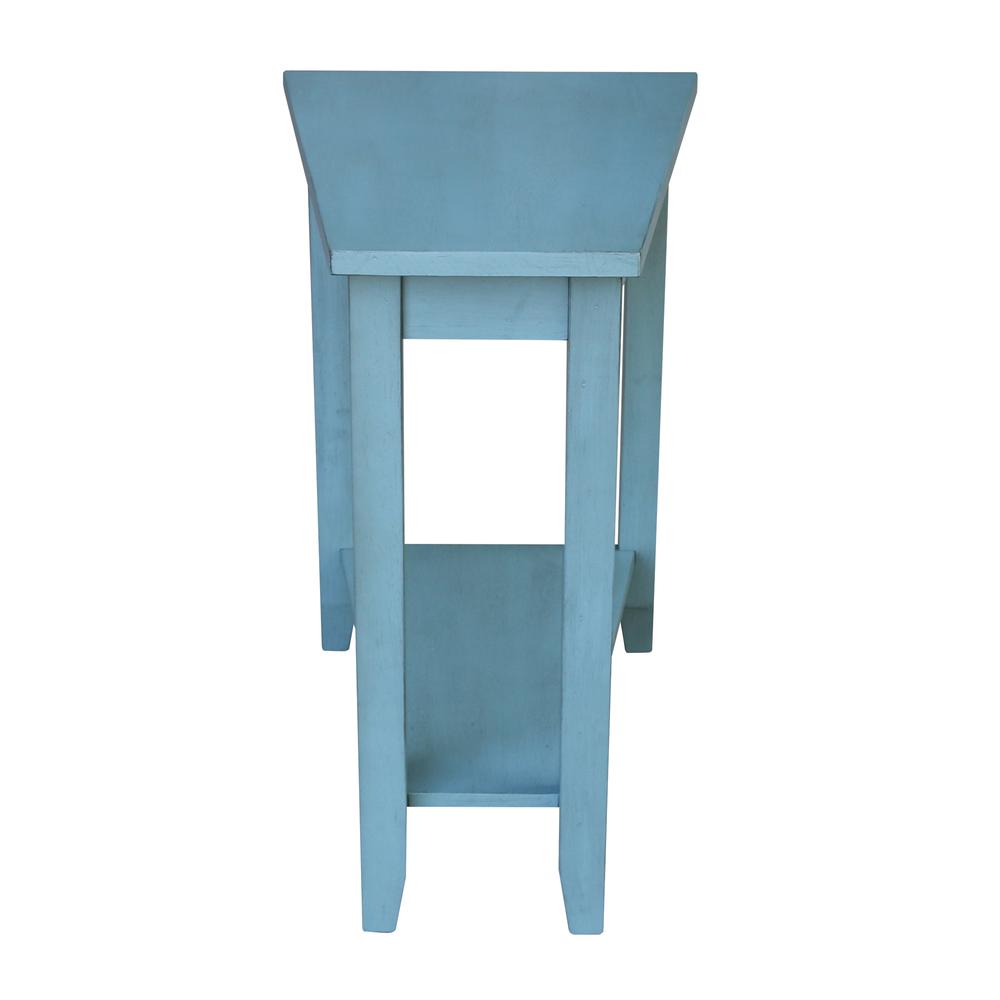 Keystone Accent Table, Ocean blue - antique rubbed. Picture 4