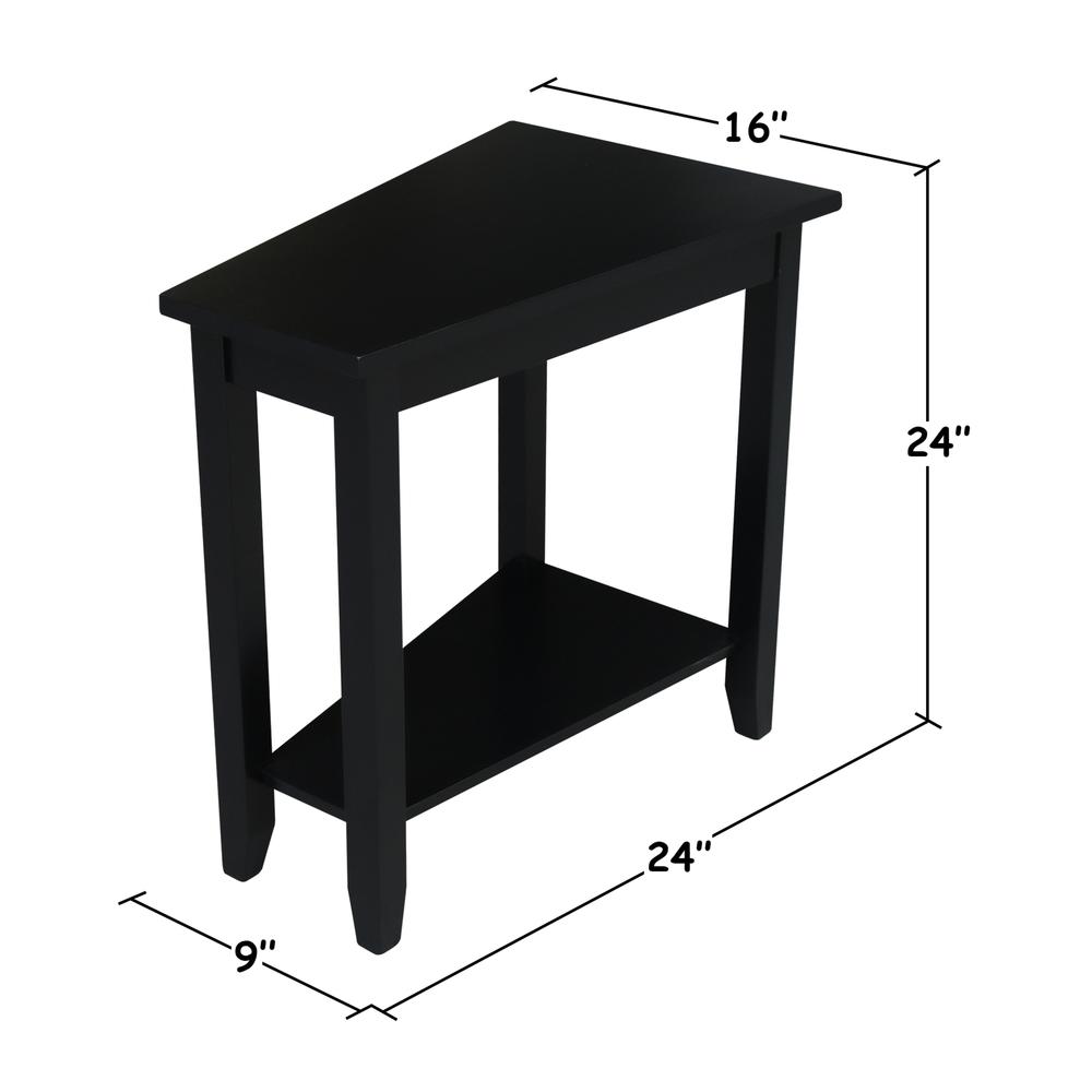 Keystone Accent Table, Black. Picture 1