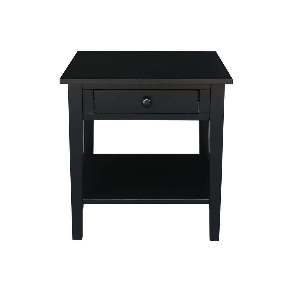 Spencer End Table in Black. Picture 3