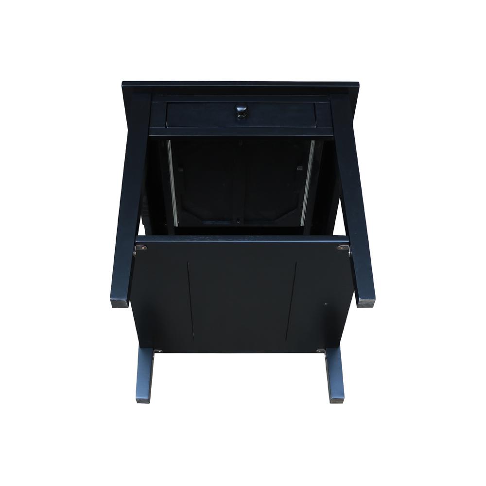 Spencer End Table in Black. Picture 10