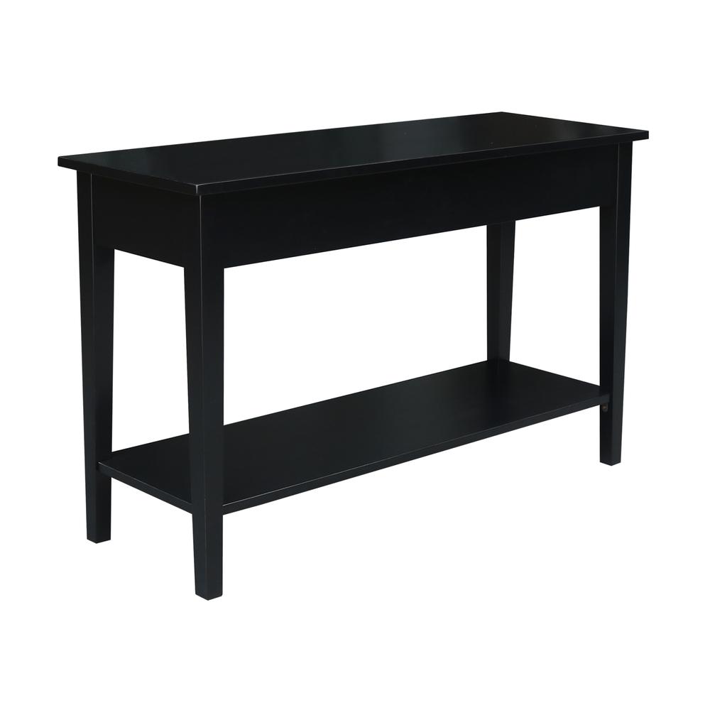 Spencer Console-Server Table in Black. Picture 5