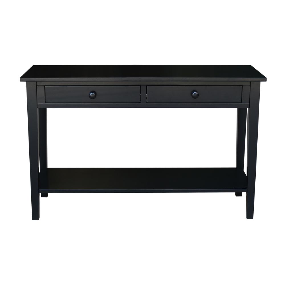 Spencer Console-Server Table in Black. Picture 3