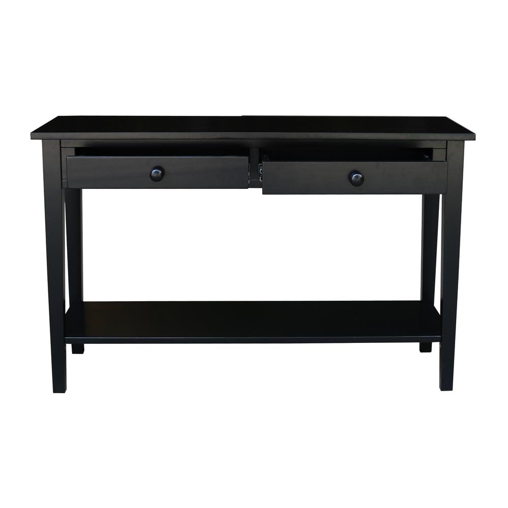 Spencer Console-Server Table in Black. Picture 7