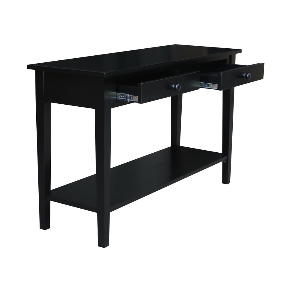 Spencer Console-Server Table in Black. Picture 6