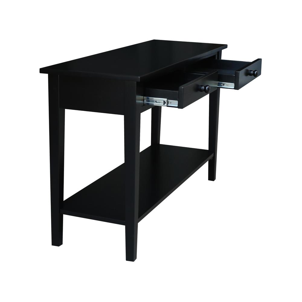 Spencer Console-Server Table in Black. Picture 8