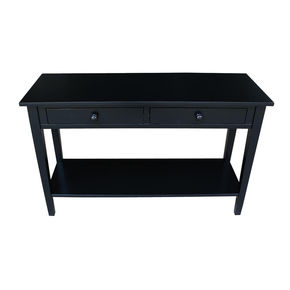 Spencer Console-Server Table in Black. Picture 9