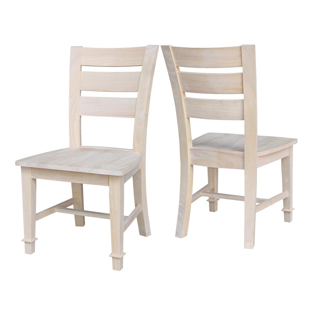 Set of Two Tuscany Chairs, Unfinished. Picture 5
