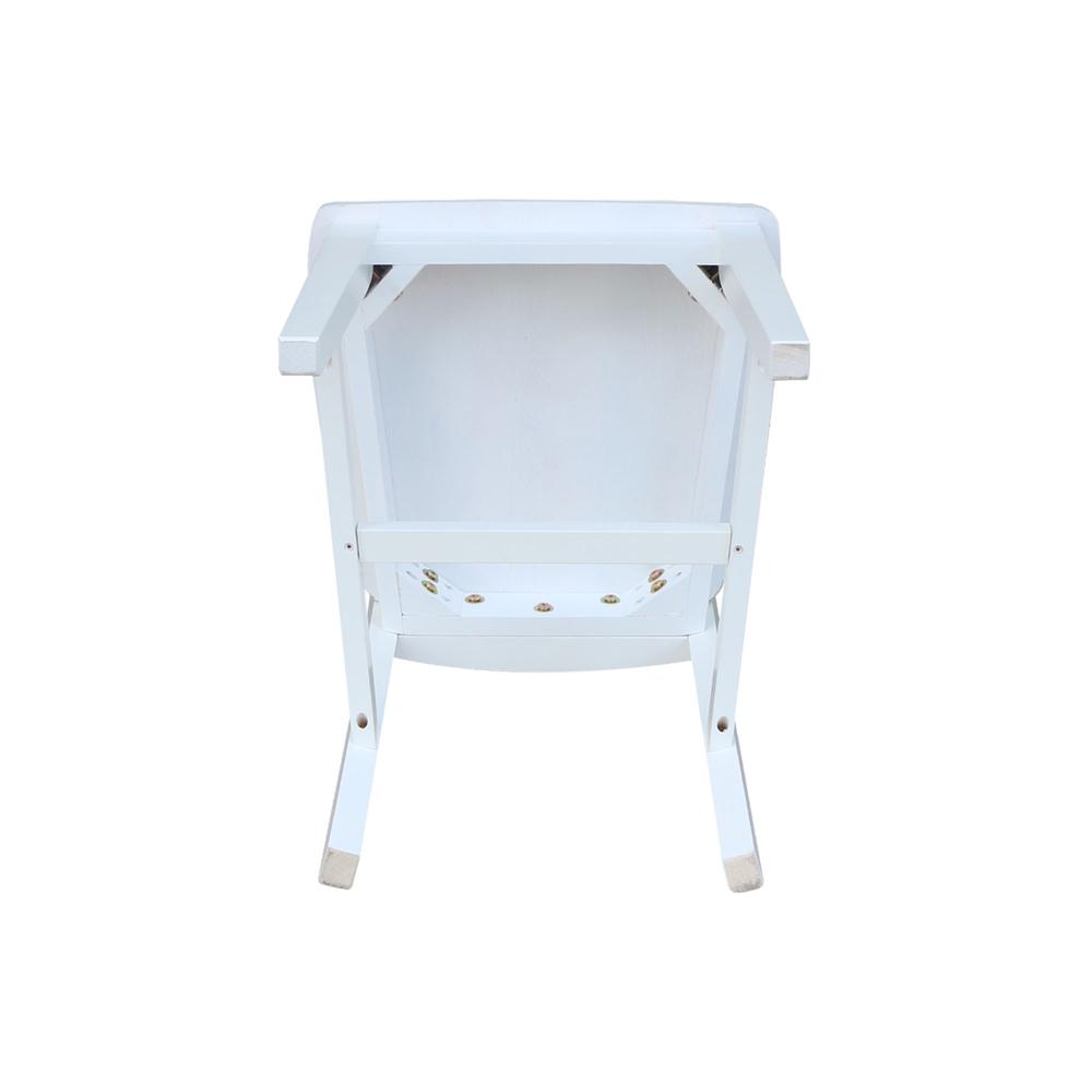 Set of Two San Remo Splatback Chairs, White. Picture 4