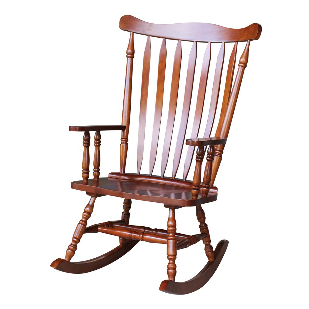 Solid Wood Rocker , Cherry. Picture 9