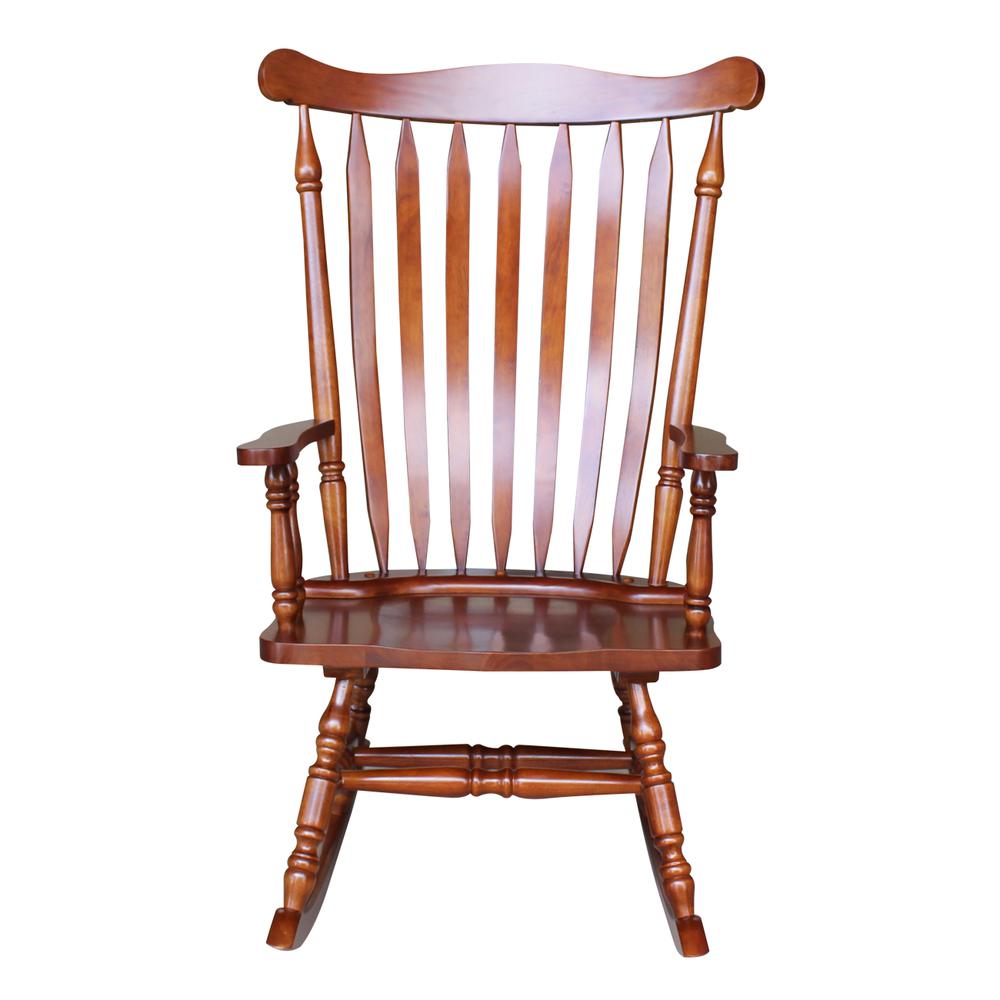 Solid Wood Rocker , Cherry. Picture 3
