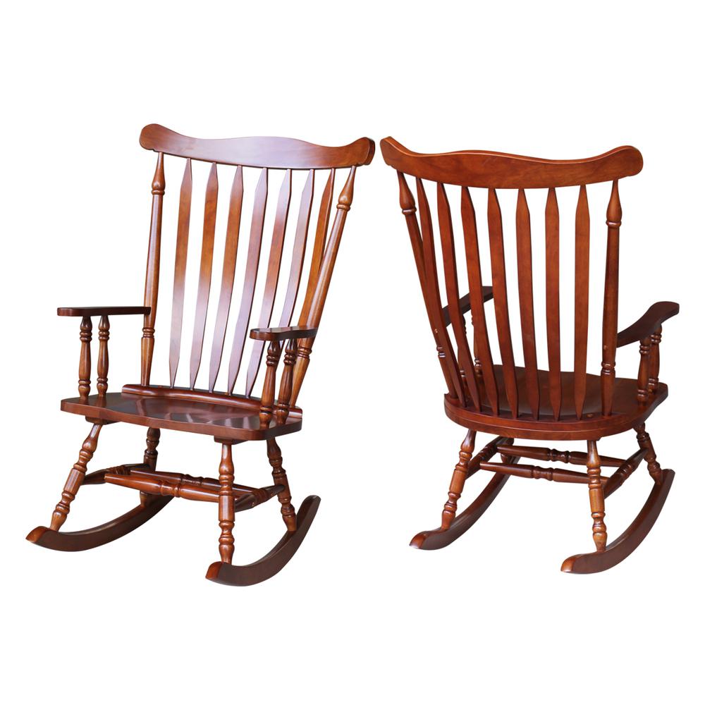 Solid Wood Rocker , Cherry. Picture 2