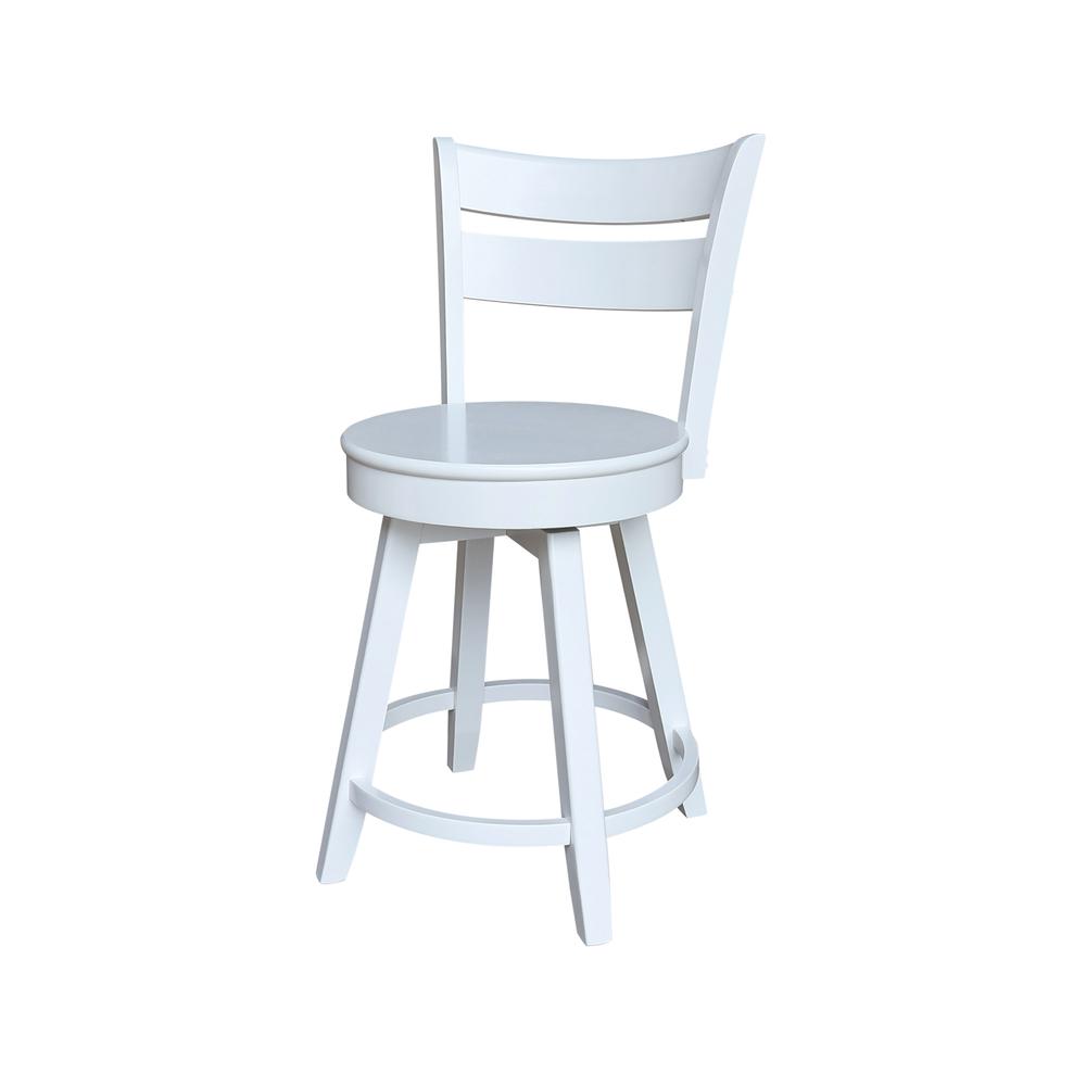 Sara Counter Height Stool with Swivel Seat. Picture 1