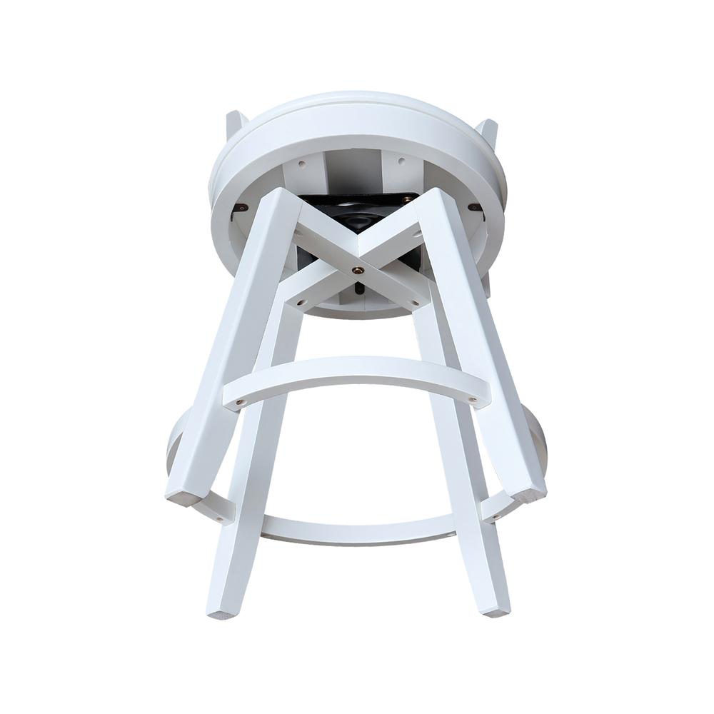 Sara Counter Height Stool with Swivel Seat. Picture 9