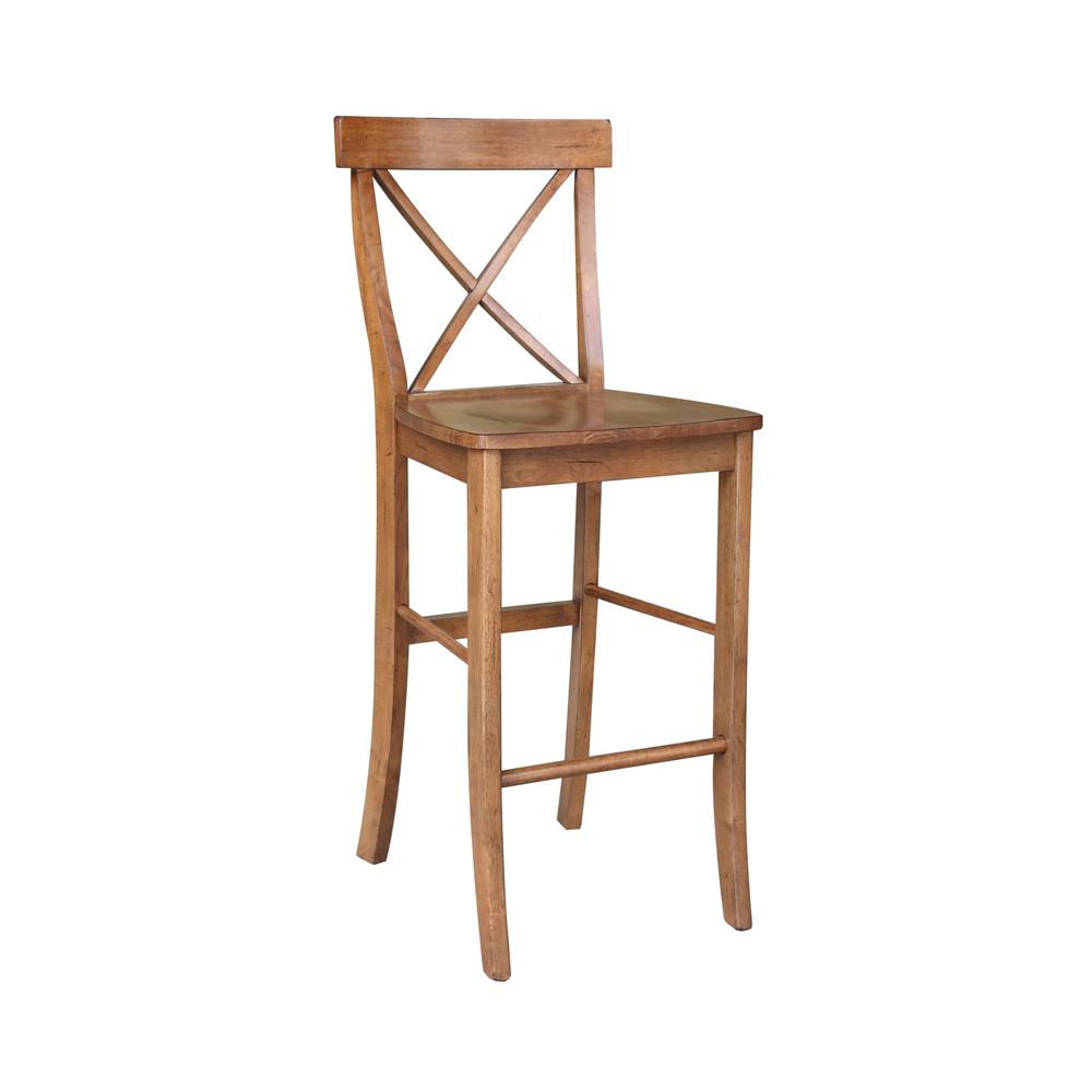 X-Back Bar Height Stool - 3" H- 717712. Picture 3
