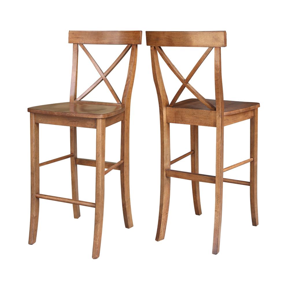 X-Back Bar Height Stool - 3" H- 717712. Picture 10