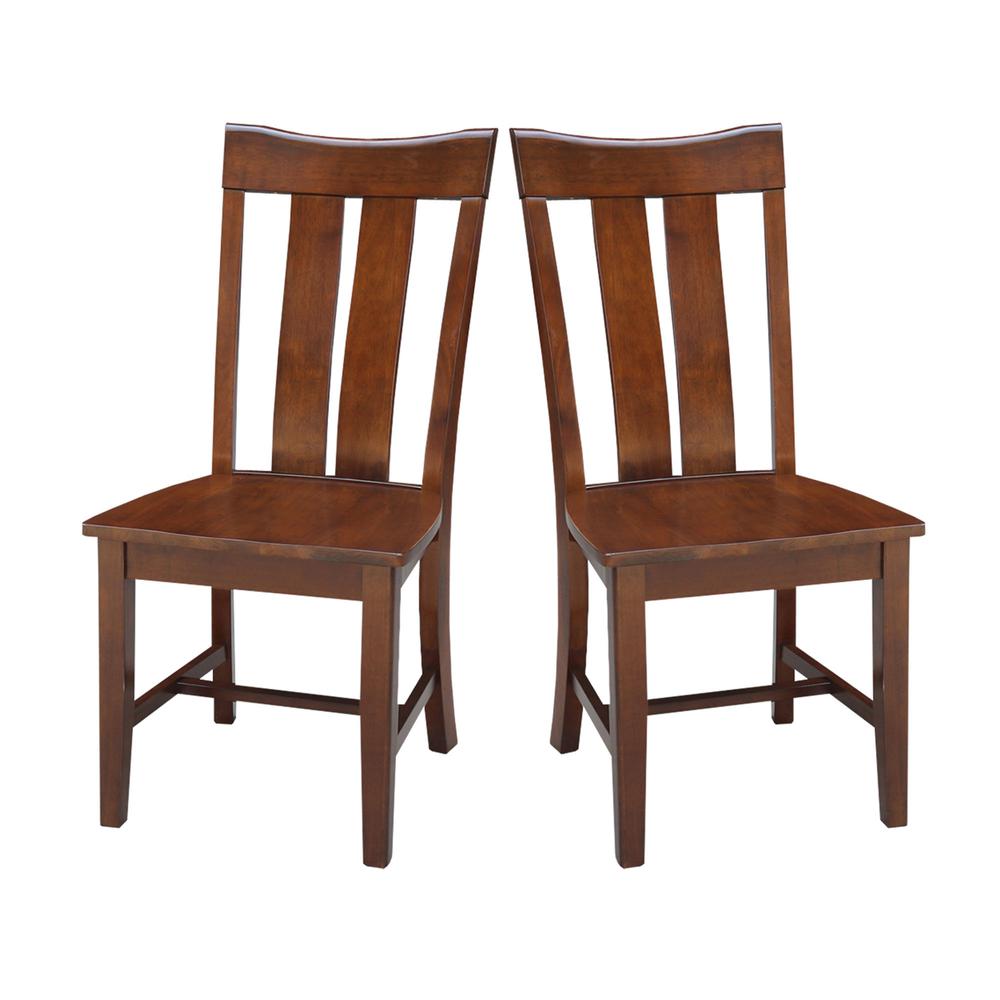 Set of Two Ava Chairs, Espresso. Picture 9