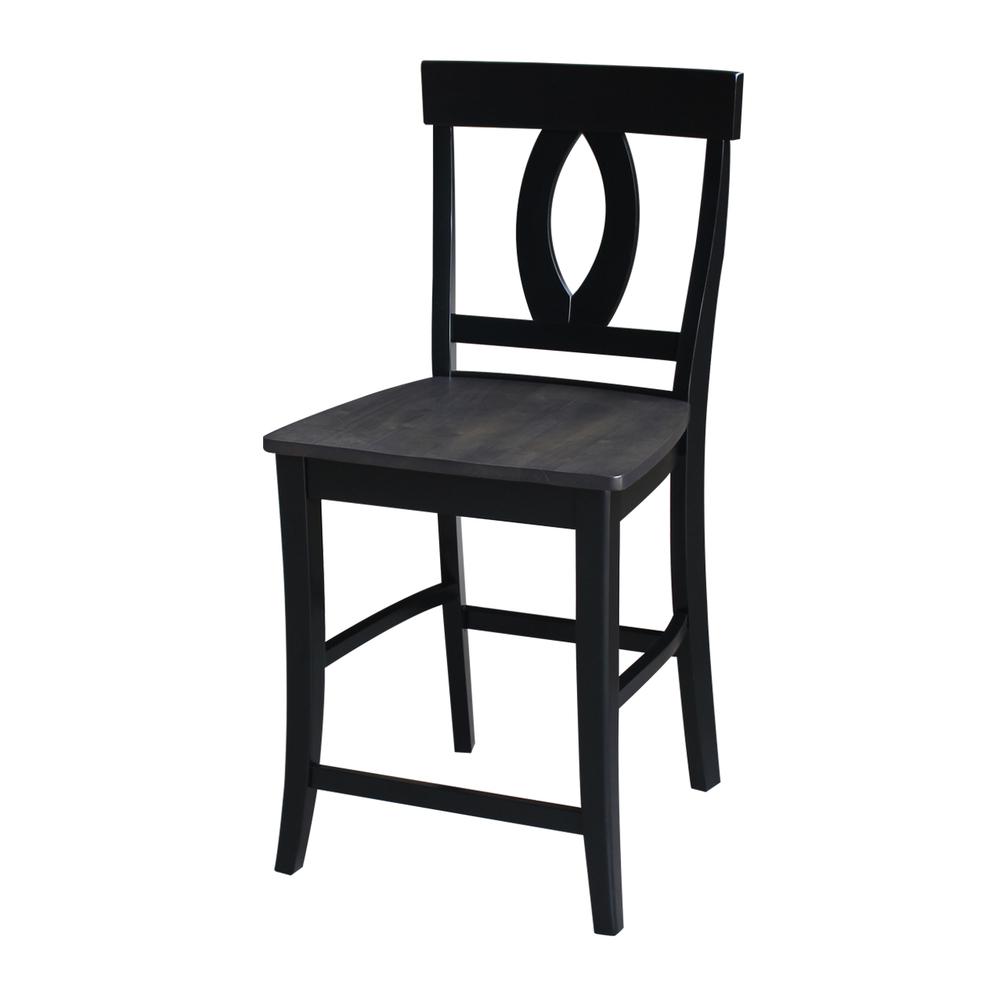 Cosmo Counter height Stool - 24" Seat Height , Coal. Picture 2