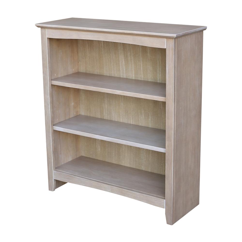 Shaker Bookcase - 36"H, Washed Gray Taupe. Picture 5