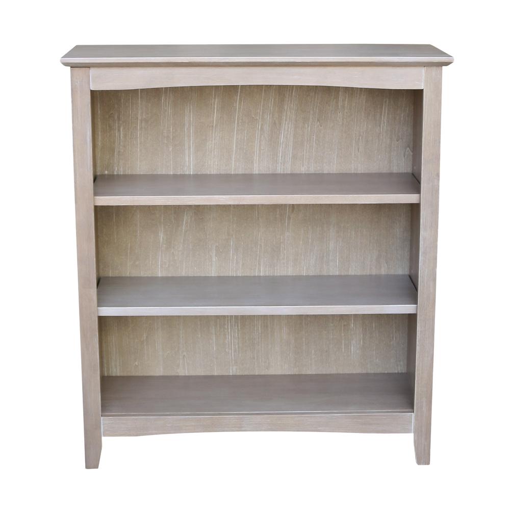 Shaker Bookcase - 36"H, Washed Gray Taupe. Picture 2