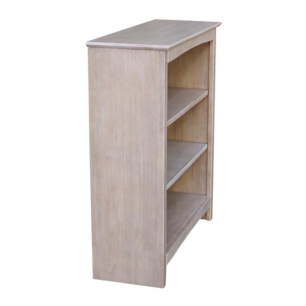 Shaker Bookcase - 36"H, Washed Gray Taupe. Picture 3