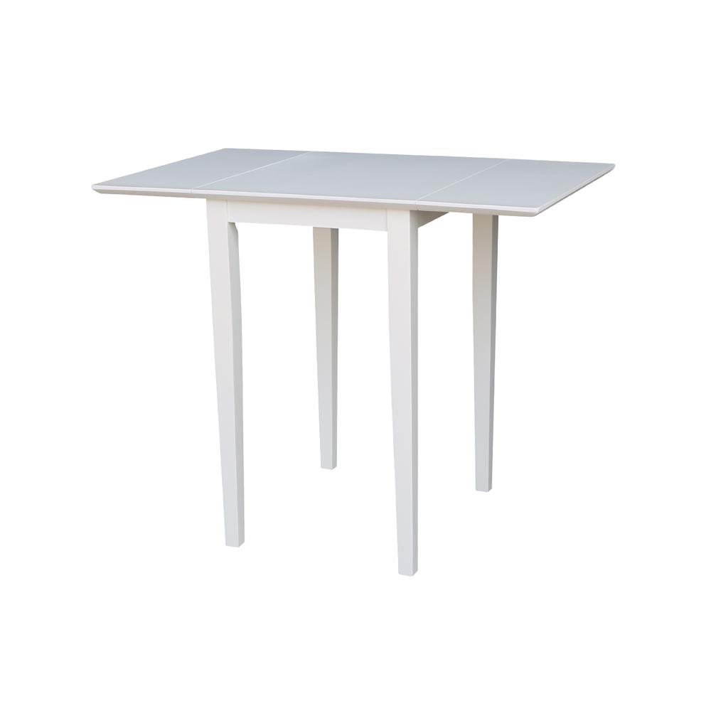 Small Dropleaf Table, White. Picture 12
