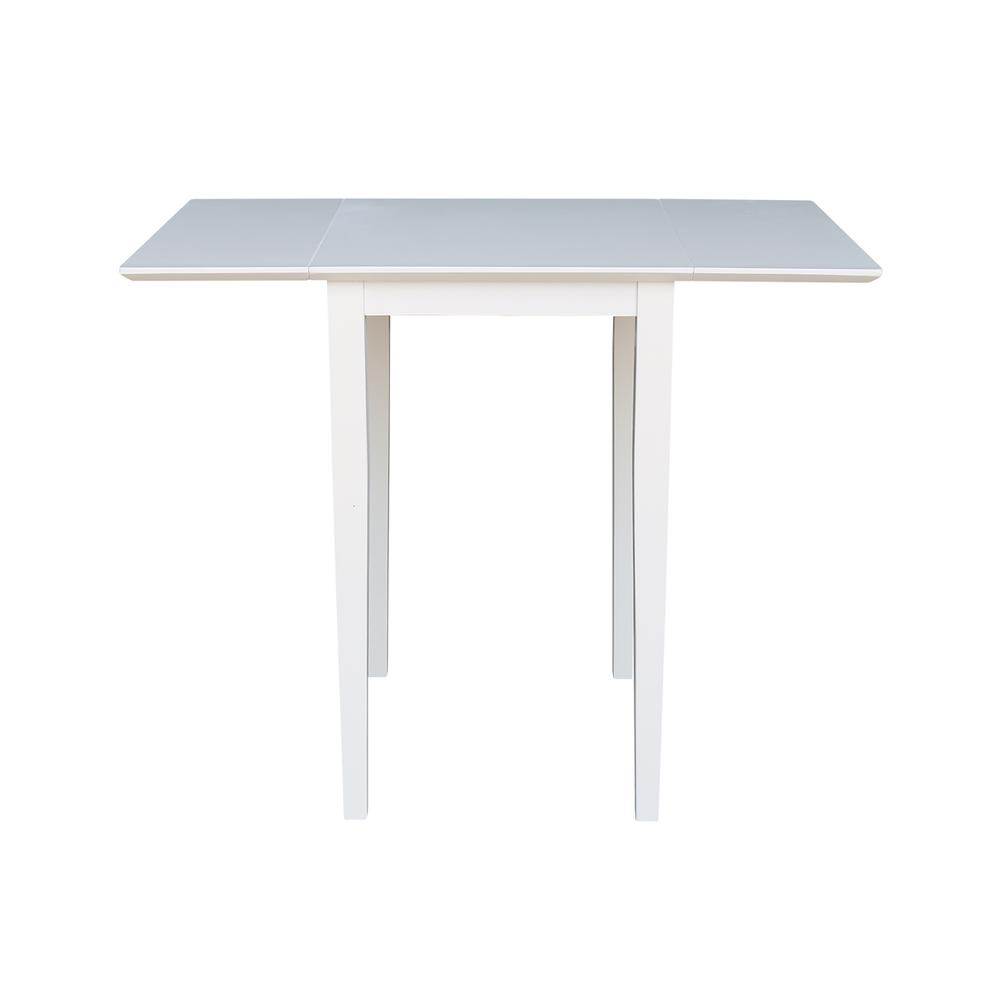 Small Dropleaf Table, White. Picture 4