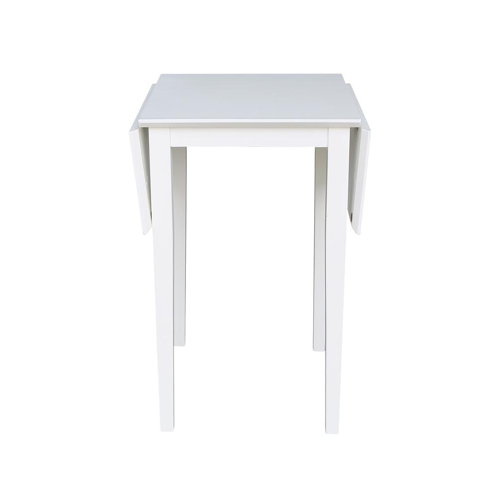 Small Dropleaf Table, White. Picture 3