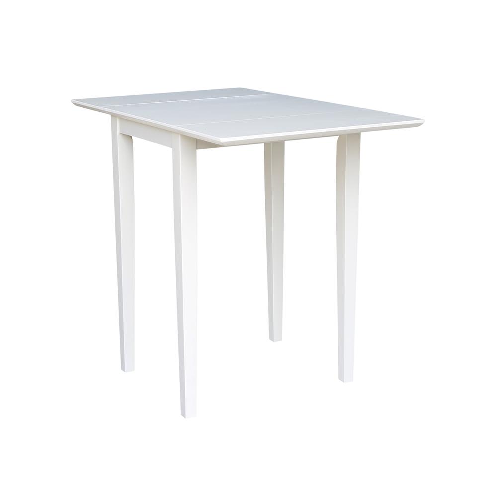 Small Dropleaf Table, White. Picture 8