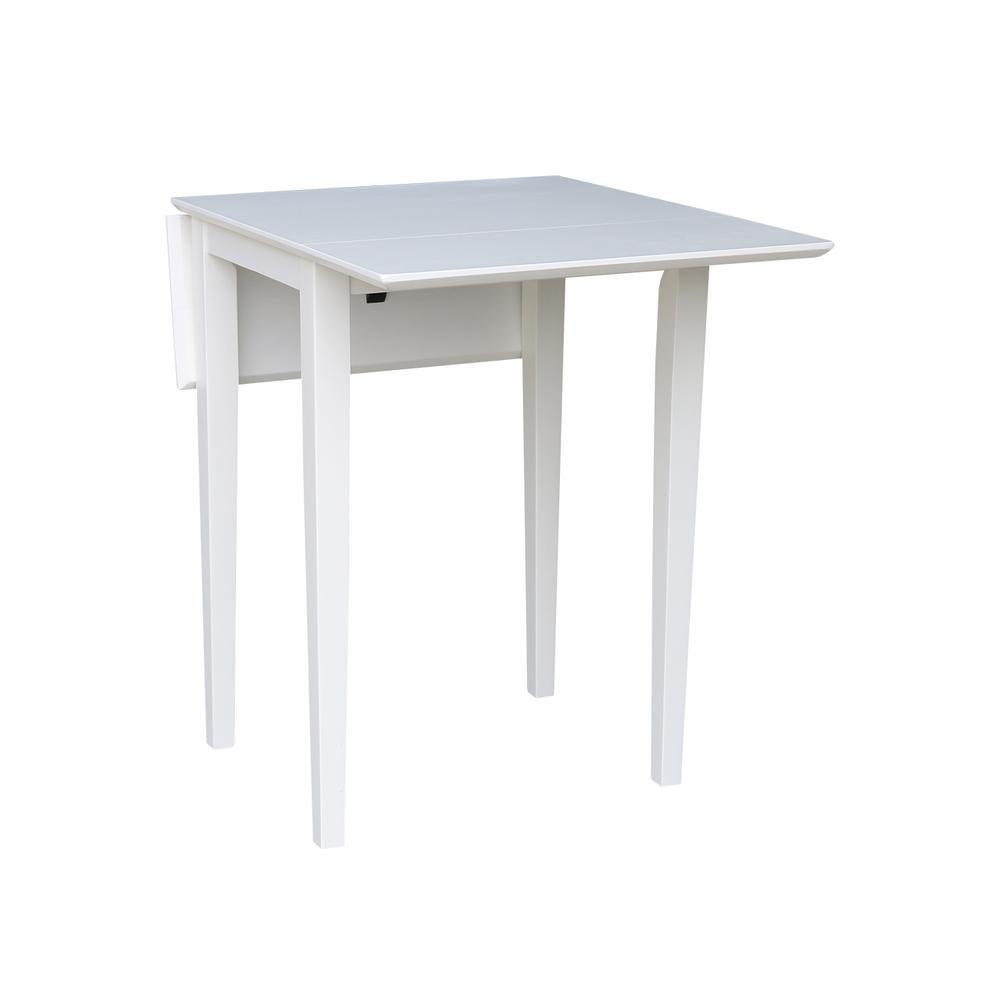 Small Dropleaf Table, White. Picture 6