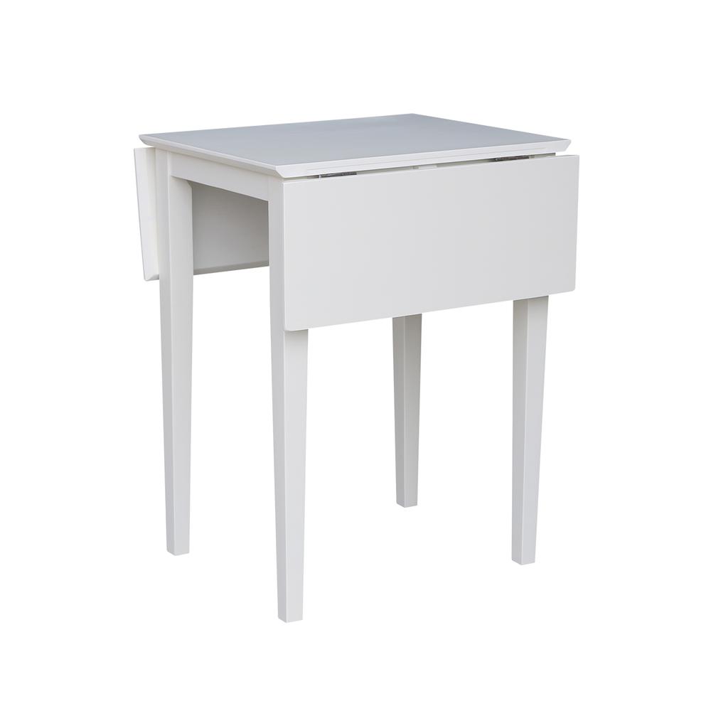 Small Dropleaf Table, White. Picture 7