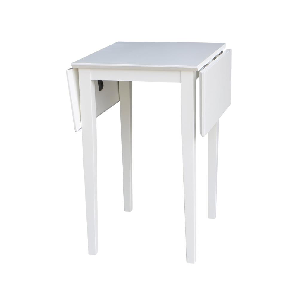 Small Dropleaf Table, White. Picture 9