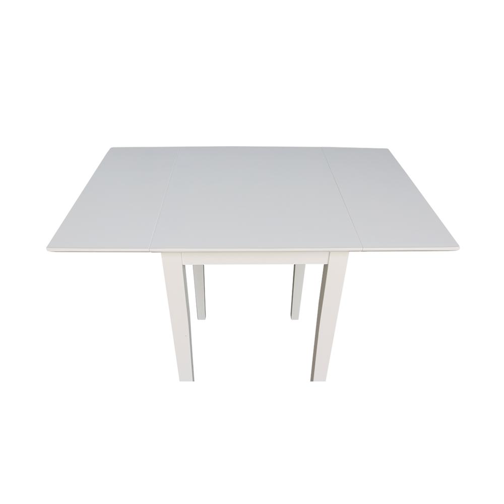Small Dropleaf Table, White. Picture 11