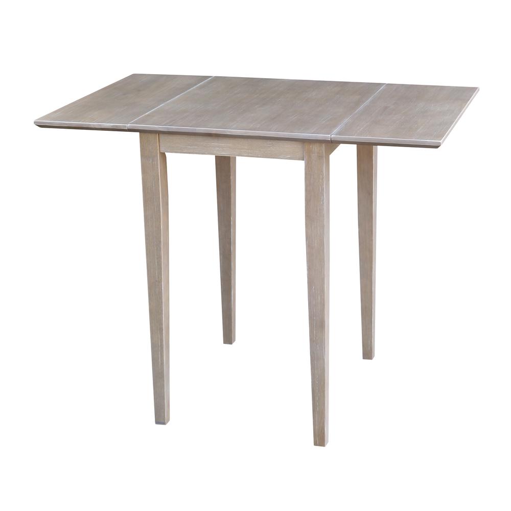 Small Dropleaf Table, Washed Gray Taupe. Picture 12