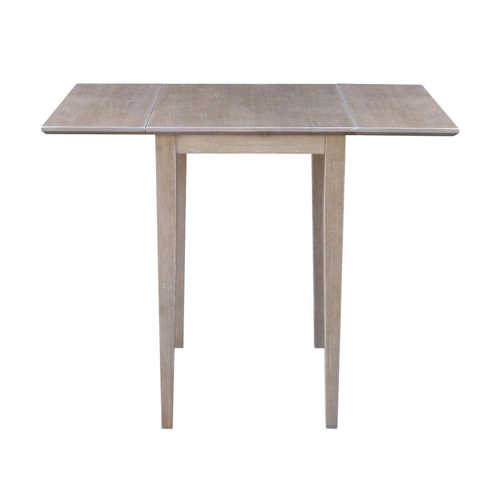 Small Dropleaf Table, Washed Gray Taupe. Picture 4