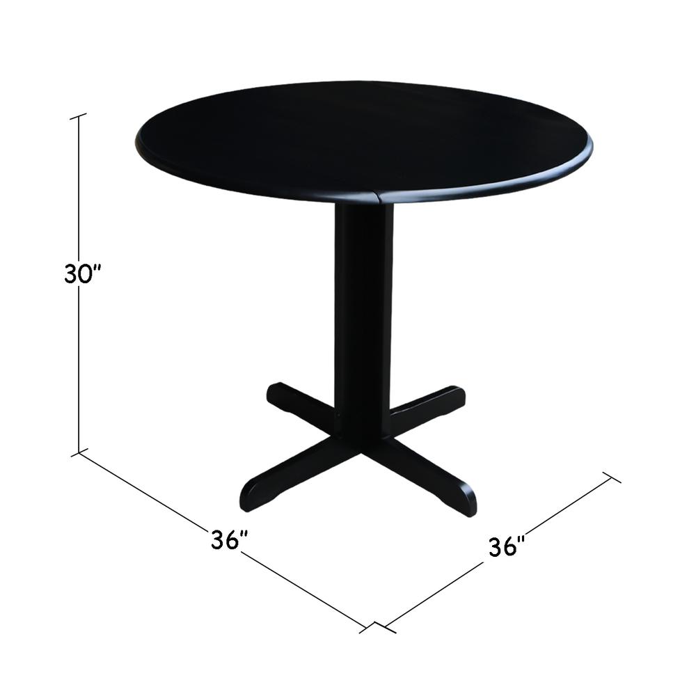 Dual Drop Leaf Table - 36". Picture 2