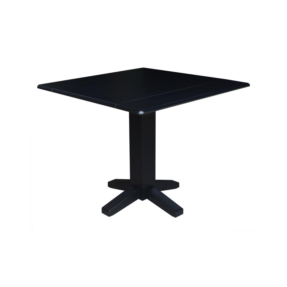 36" Square Dual drop leaf dining table. Picture 1