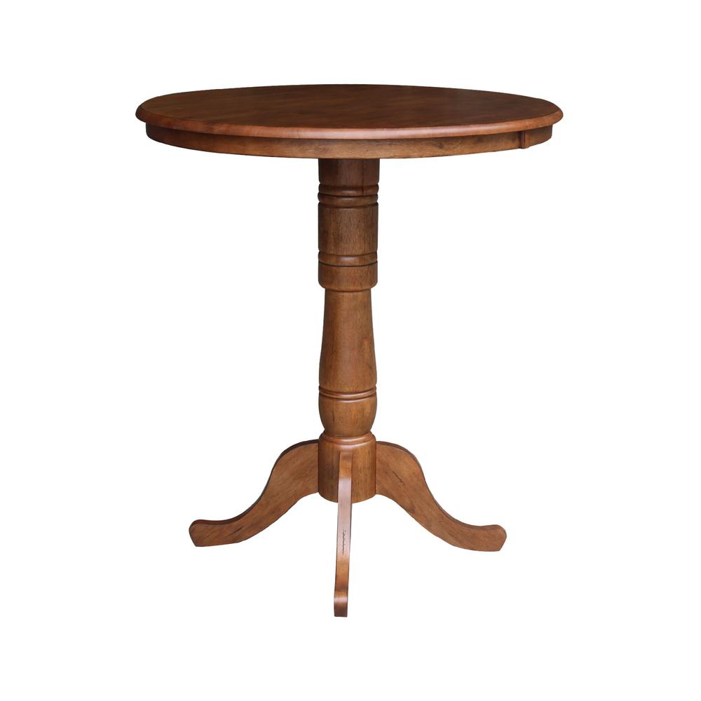 36" Round Top Pedestal Table - 41.1" Height. Picture 2