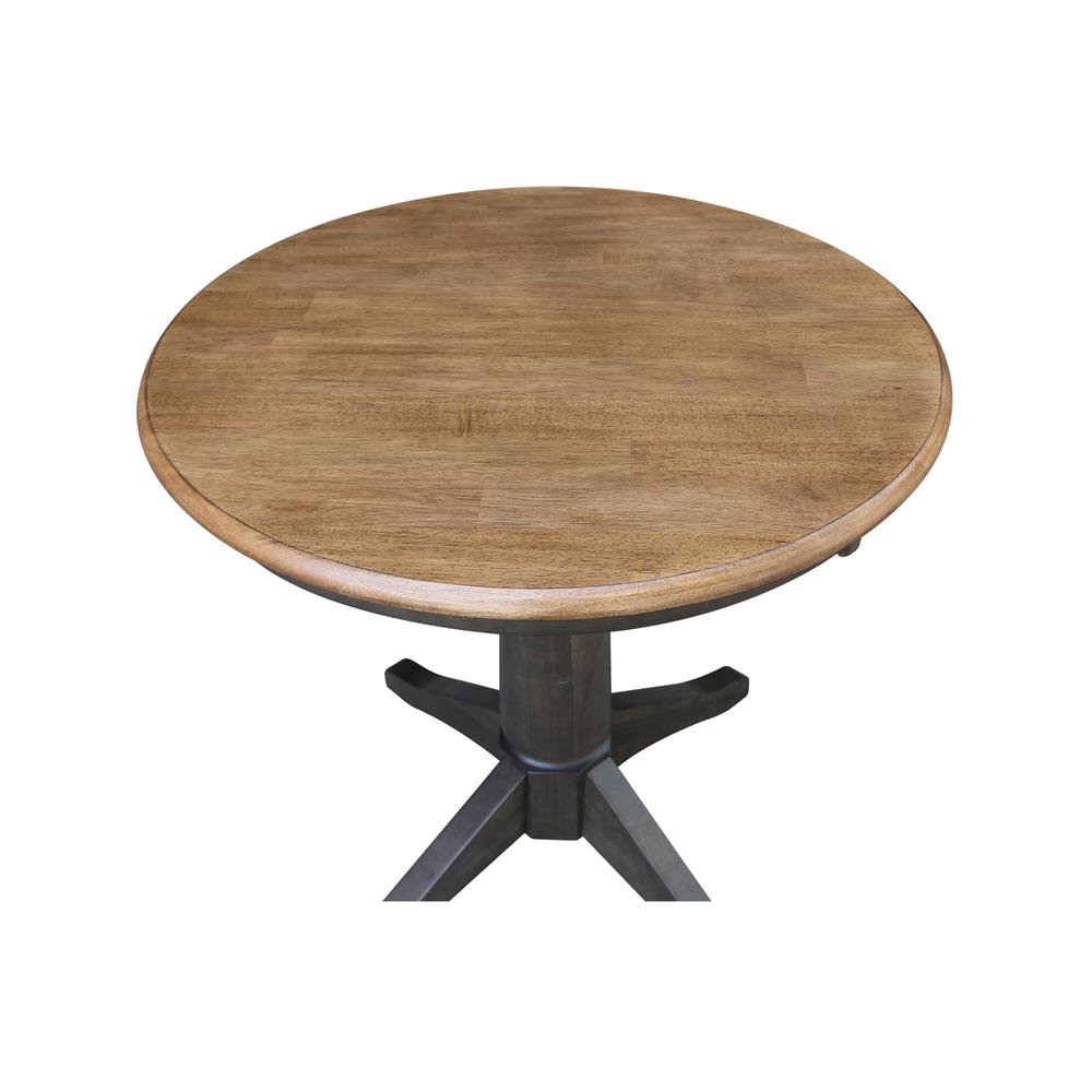 30" Round Top Pedestal Table - 29.9"H. Picture 4