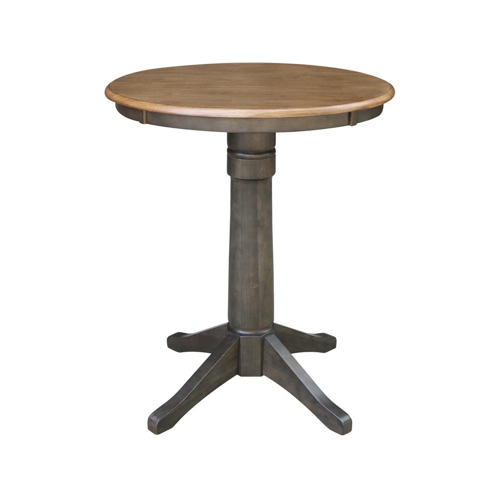 30" Round Top Pedestal Table - 35.9"H. Picture 1
