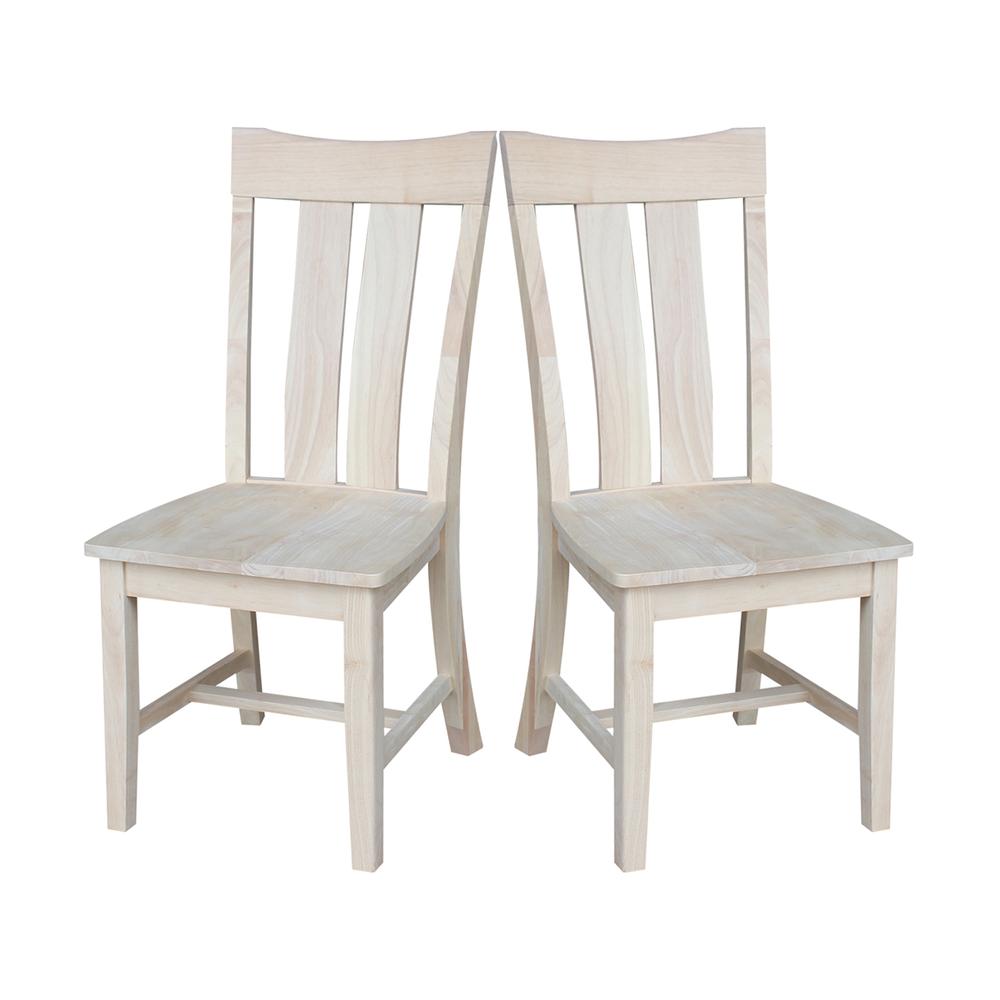 Set of Two Ava Chairs, Unfinished. Picture 4