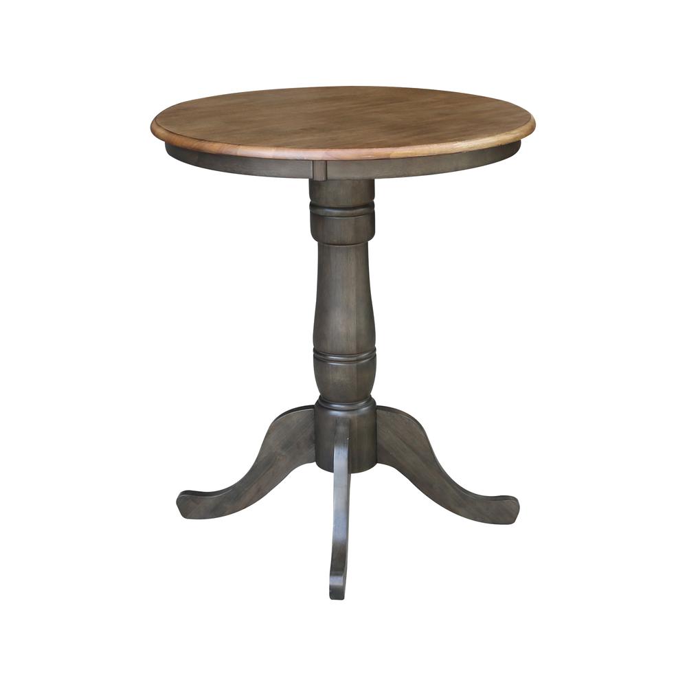 30" Round Top Pedestal Table - 35.1"H. Picture 3