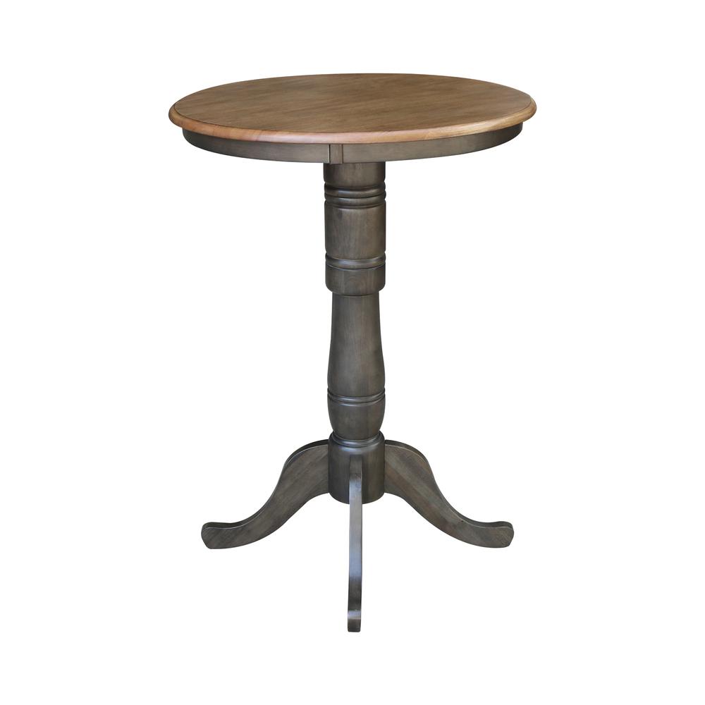 30" Round Top Pedestal Table - 41.1"H. Picture 3