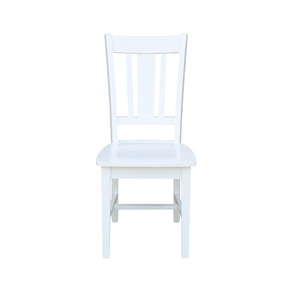 Set of Two San Remo Splatback Chairs, White. Picture 8