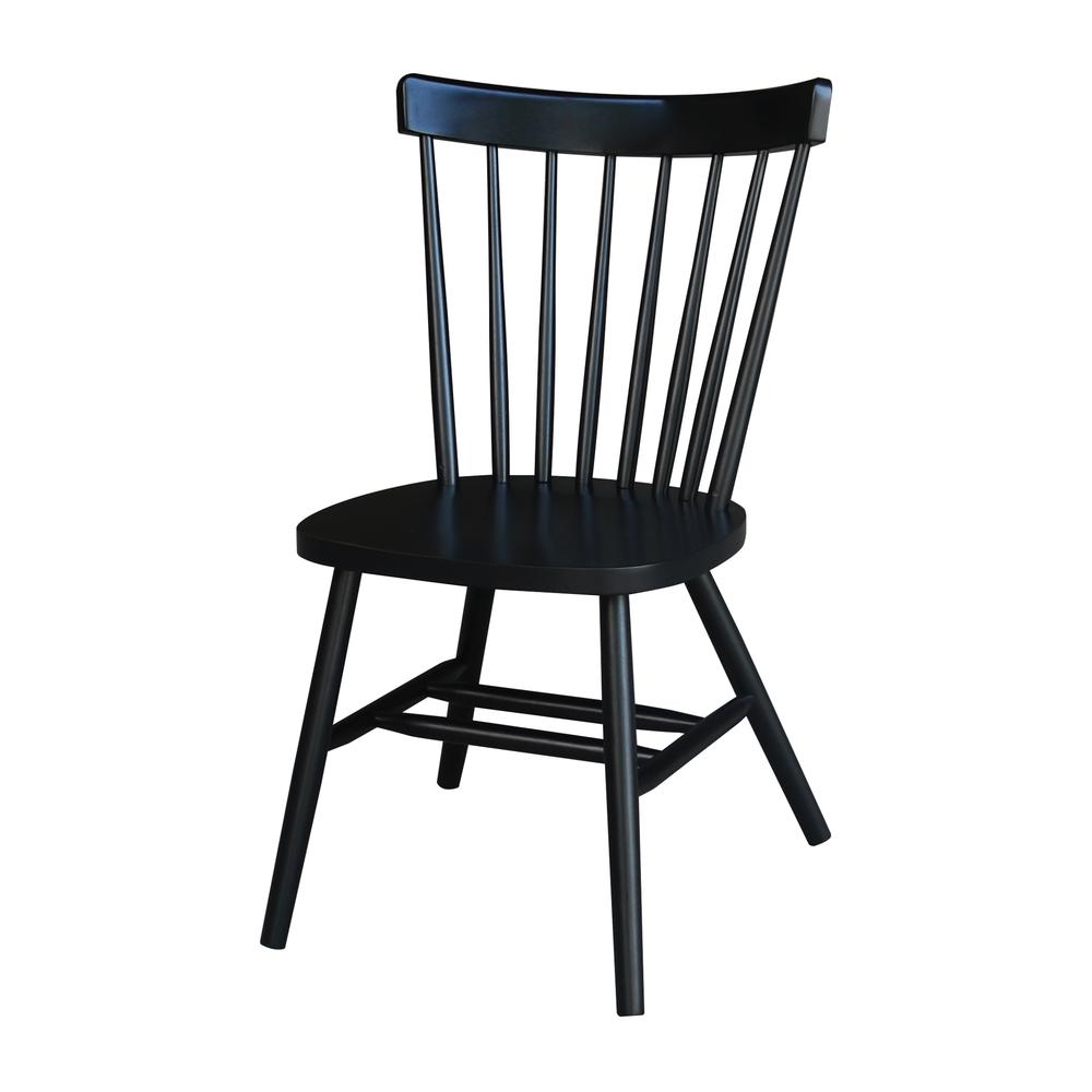 Copenhagen Chair - With Plain Legs, Black. Picture 1