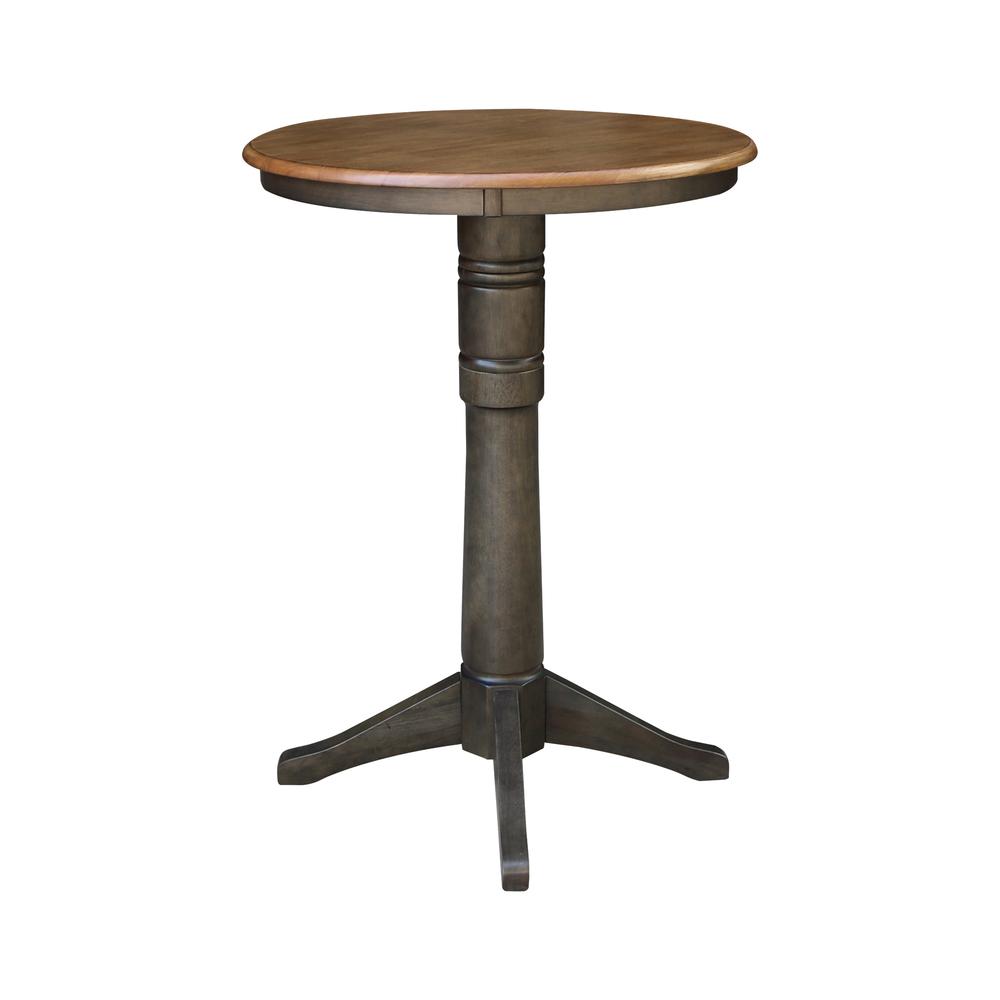 30" Round Top Pedestal Table - 41.9"H. Picture 3